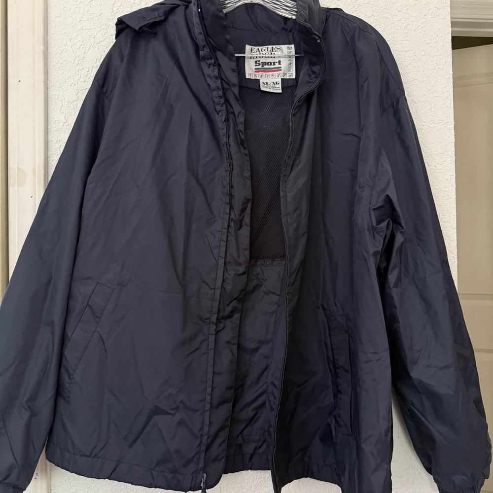 Vintage Eagles Ridge Navy Windbreaker Jacket
